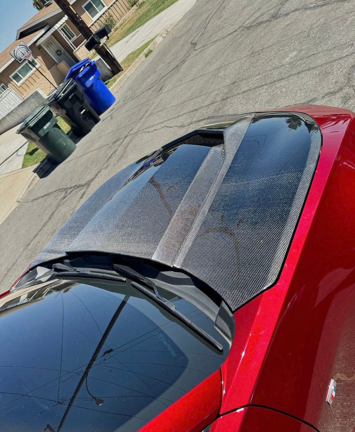 Anderson Composites 2016-2024 CAMARO TYPE-AZ DOUBLE SIDED CARBON FIBER HOOD