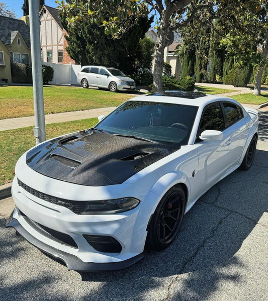 Anderson Composites 2022-2023 DODGE CHARGER HELLCAT JAIL BREAK CARBON FIBER HOOD
