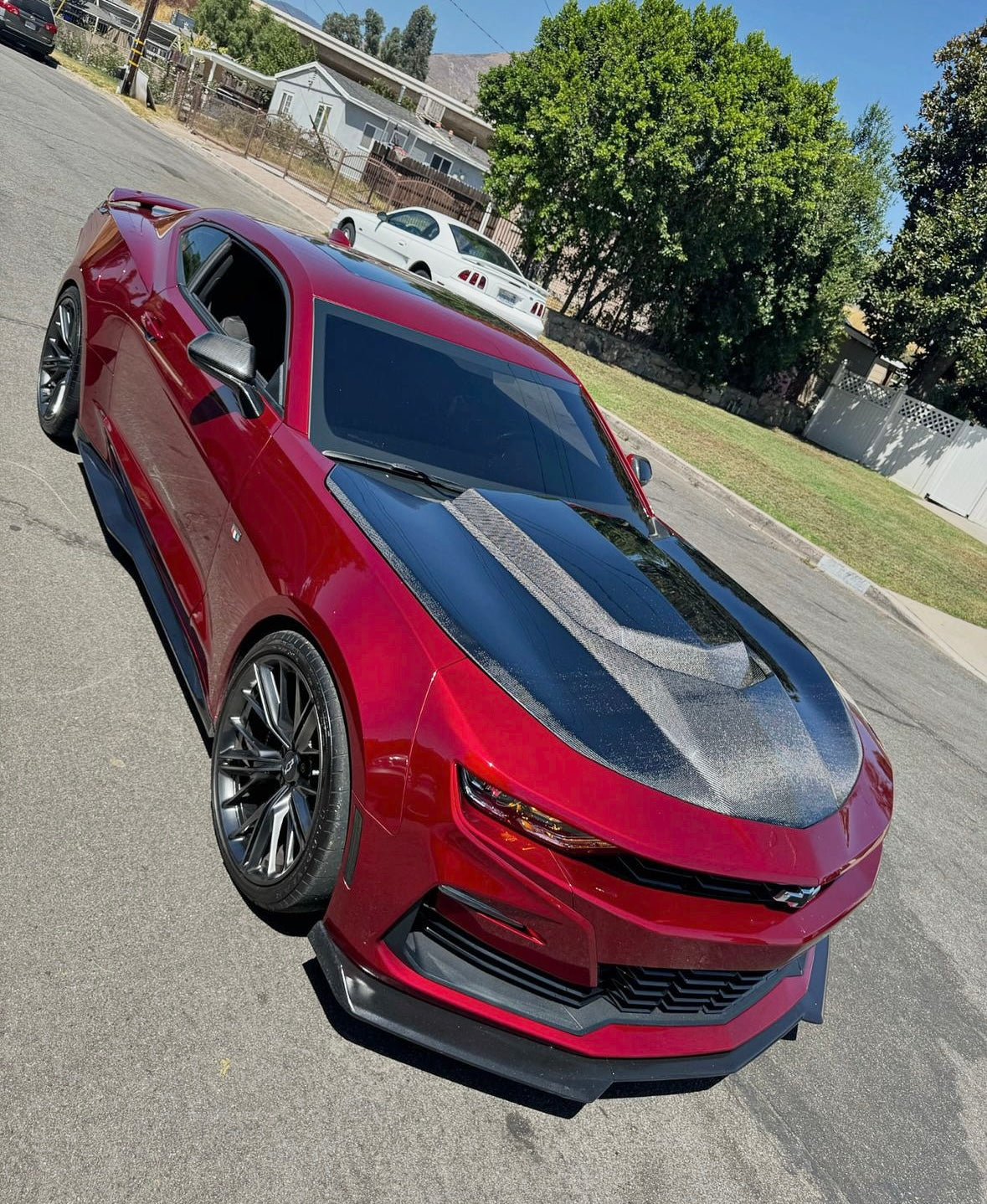 Anderson Composites 2016-2024 CAMARO TYPE-AZ DOUBLE SIDED CARBON FIBER HOOD