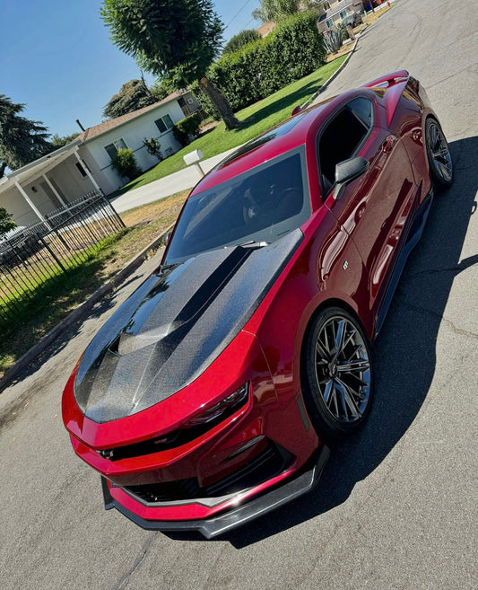 Anderson Composites 2016-2024 CAMARO TYPE-AZ DOUBLE SIDED CARBON FIBER HOOD