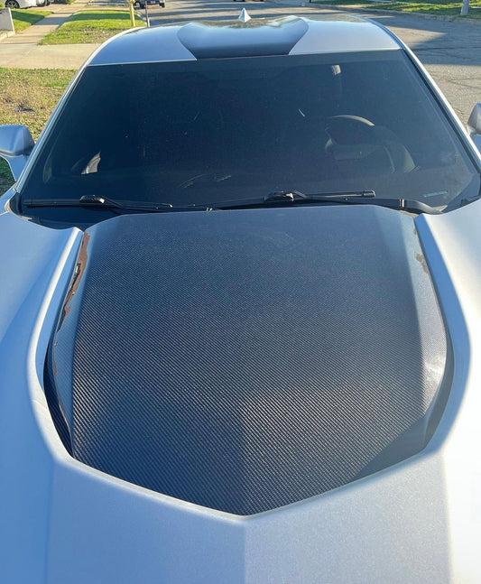 Anderson Composites 2017-2024 CAMARO ZL1 1LE TYPE-OE CARBON FIBER HOOD INSERT