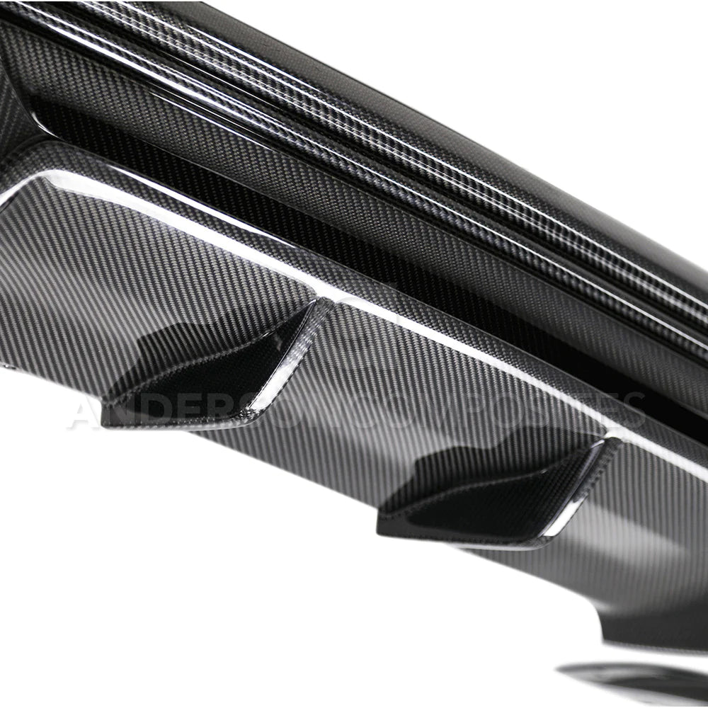 Anderson Composites 2016 - 2024 CAMARO TYPE-AZ CARBON FIBER REAR DIFFUSER