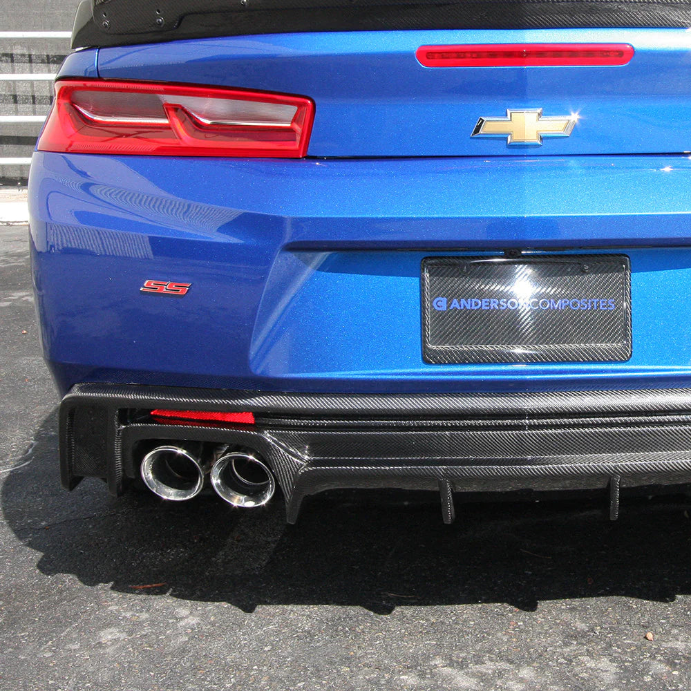Anderson Composites 2016 - 2024 CAMARO TYPE-AZ CARBON FIBER REAR DIFFUSER