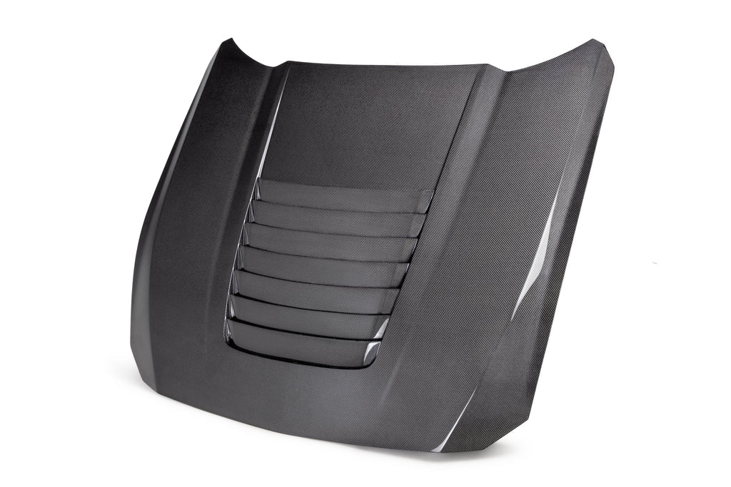 Anderson Composites 2024 FORD MUSTANG TYPE-GT5 DOUBLE-SIDED CARBON FIBER HOOD