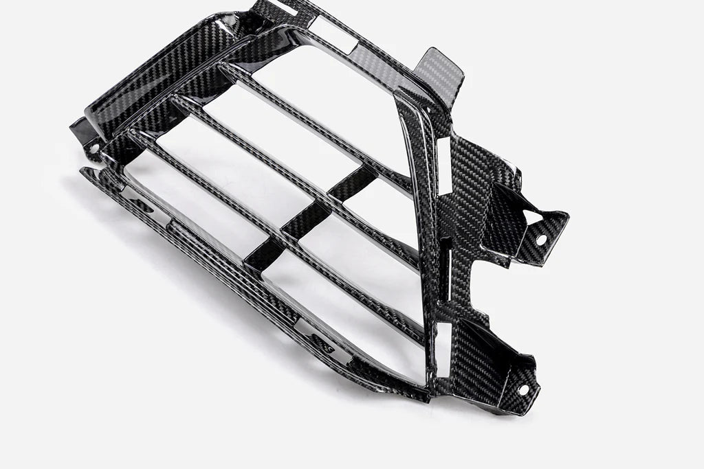 Anderson Composites 2022-2024 CADILLAC CT5-V BLACKWING CARBON FIBER FRONT BUMPER LOWER GRILLES (PAIR)