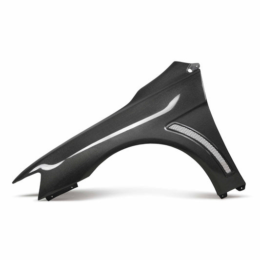 Seibon Carbon 2008 -2015 Mitsubishi Lancer EVO X Carbon Fiber Fenders (10mm Wider)