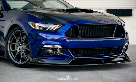 Anderson Composites 2015-2017 FORD MUSTANG CARBON FIBER LOWER GRILLE