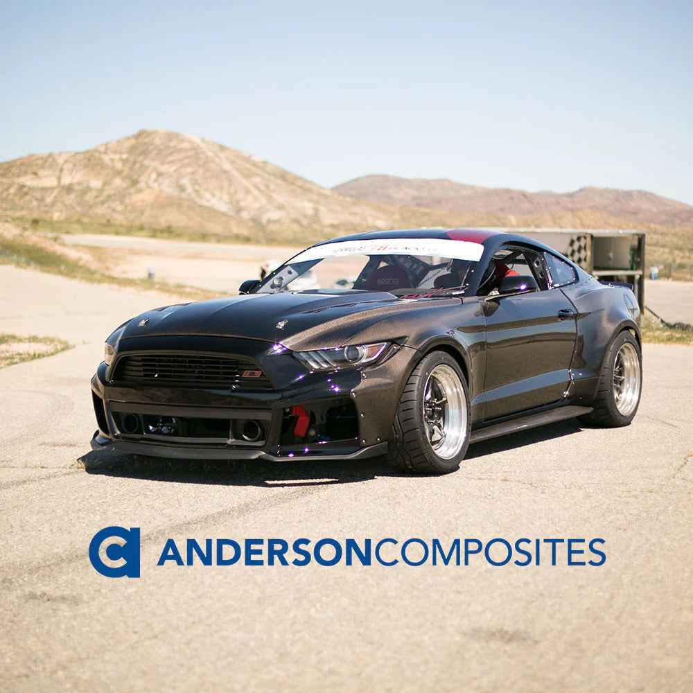 Anderson Composites 2015-2017 MUSTANG CARBON FIBER TYPE-JTP FRONT & REAR WIDE FENDER KIT (10 PCS)
