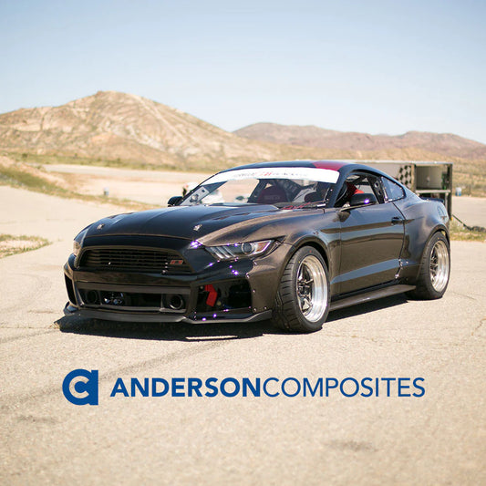 Anderson Composites 2015-2017 MUSTANG CARBON FIBER TYPE-JTP FRONT & REAR WIDE FENDER KIT (10 PCS)