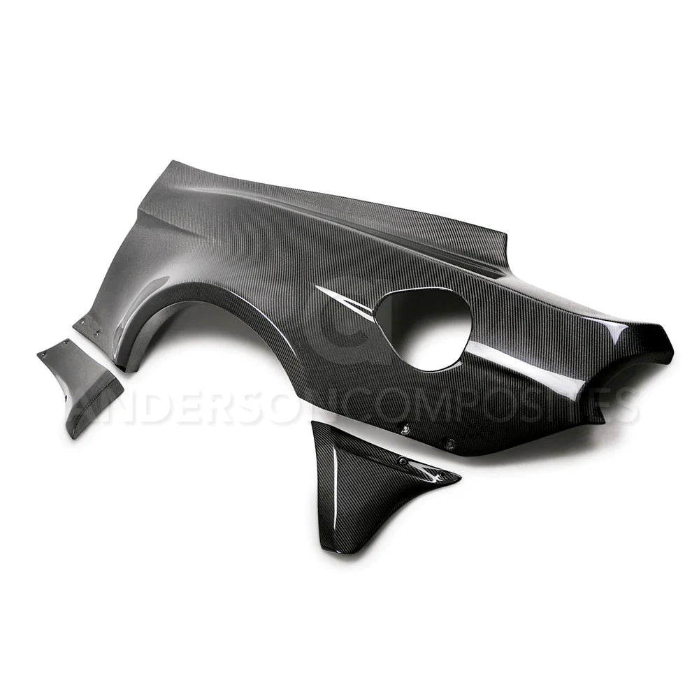 Anderson Composites 2015-2017 MUSTANG CARBON FIBER TYPE-JTP FRONT & REAR WIDE FENDER KIT (10 PCS)