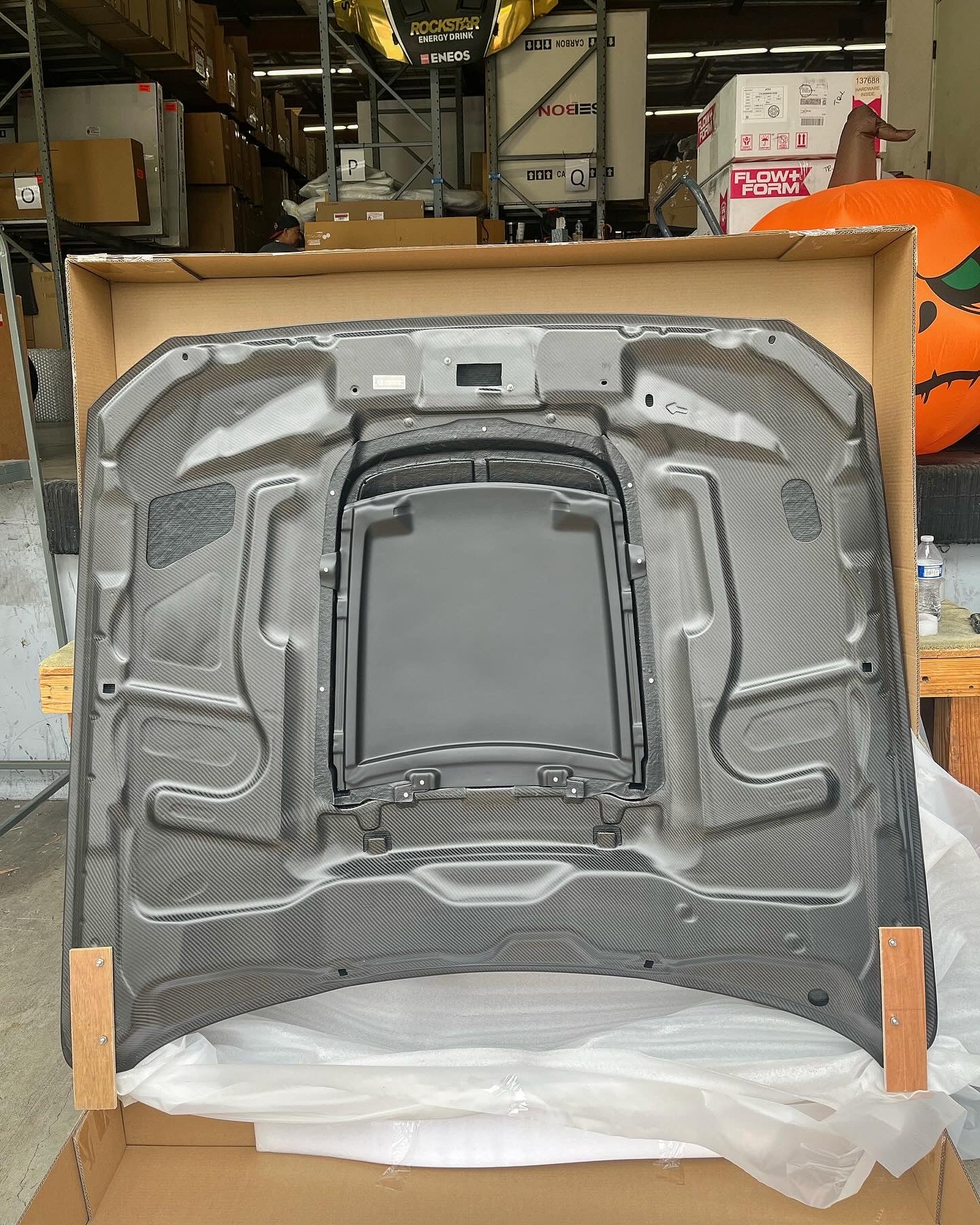 Anderson Composites 2015 - 2020 MUSTANG SHELBY GT350 TYPE-GT5 DOUBLE SIDED CARBON FIBER HOOD