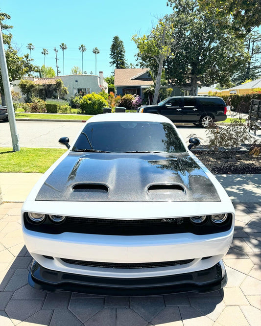 Anderson Composites 2019-2023 DODGE CHALLENGER HELLCAT REDEYE TYPE-RE CARBON FIBER HOOD
