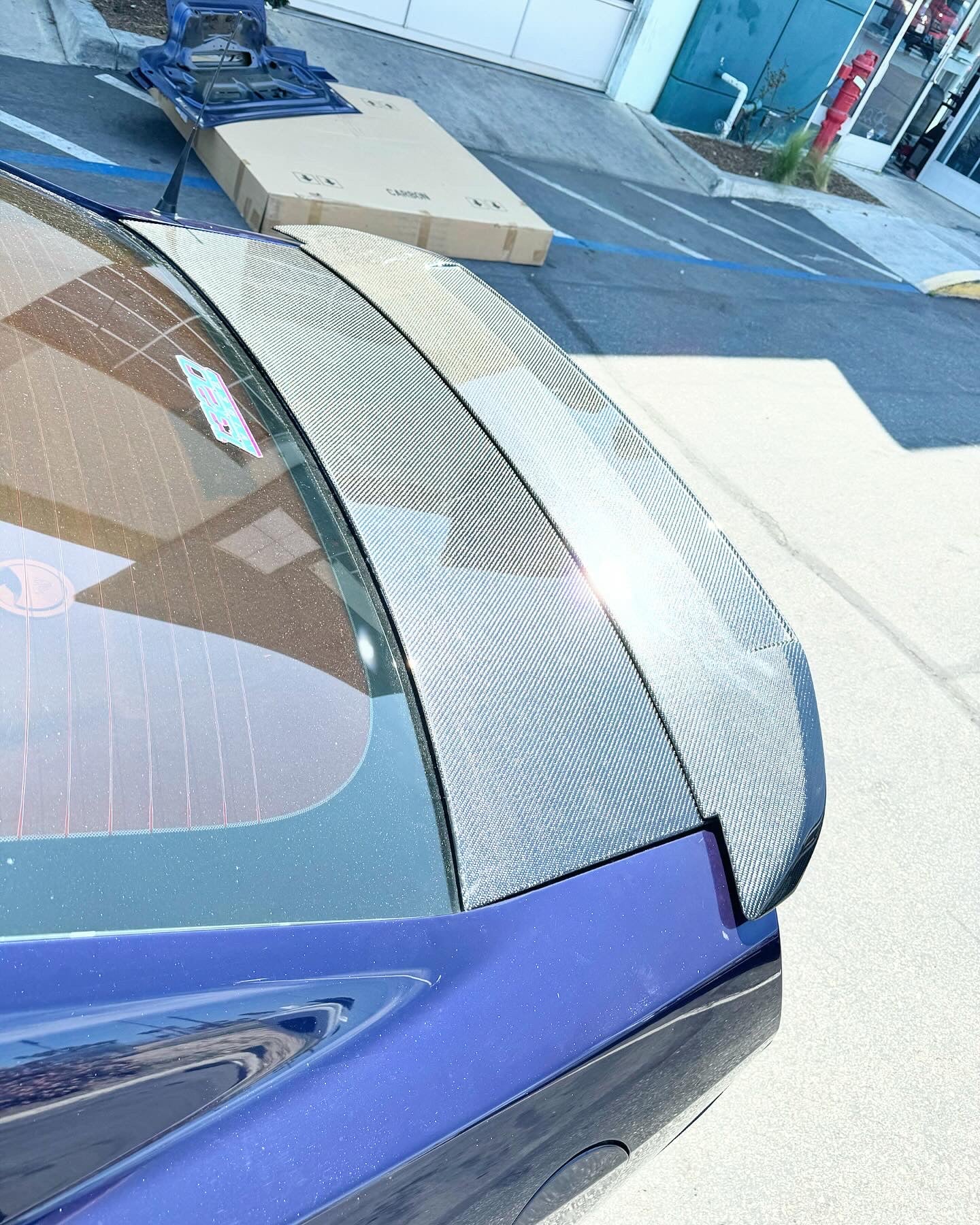 Anderson Composites 2010-2014 MUSTANG SHELBY GT500 CARBON FIBER REAR SPOILER