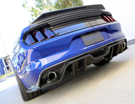Anderson Composites 2015 - 2017 MUSTANG CARBON FIBER TYPE-AR REAR DIFFUSER