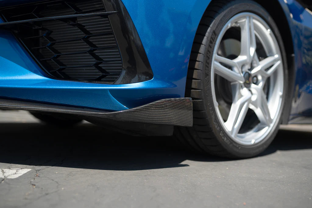 Anderson Composites 2020-2024 CORVETTE C8 CARBON FIBER FRONT SPLITTER