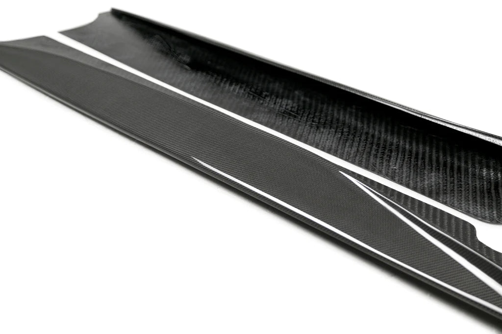 Anderson Composites 2020-2024 CORVETTE C8 CARBON FIBER SIDE SKIRT EXTENSIONS