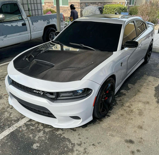 2015 - 2023 DODGE CHARGER HELLCAT TYPE-OE CARBON FIBER HOOD