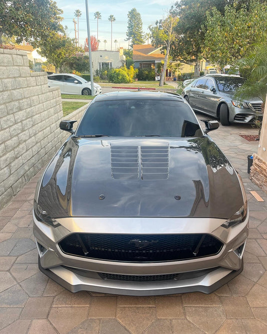 Anderson Composites 2018-2023 FORD MUSTANG DOUBLE SIDED TYPE-GT5 CARBON FIBER HOOD