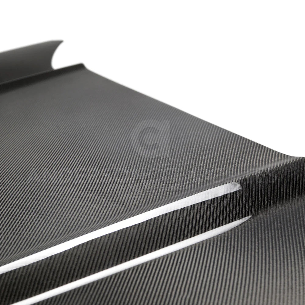 Anderson Composites 2015-2017 MUSTANG DOUBLE-SIDED CARBON FIBER TYPE-TW HOOD