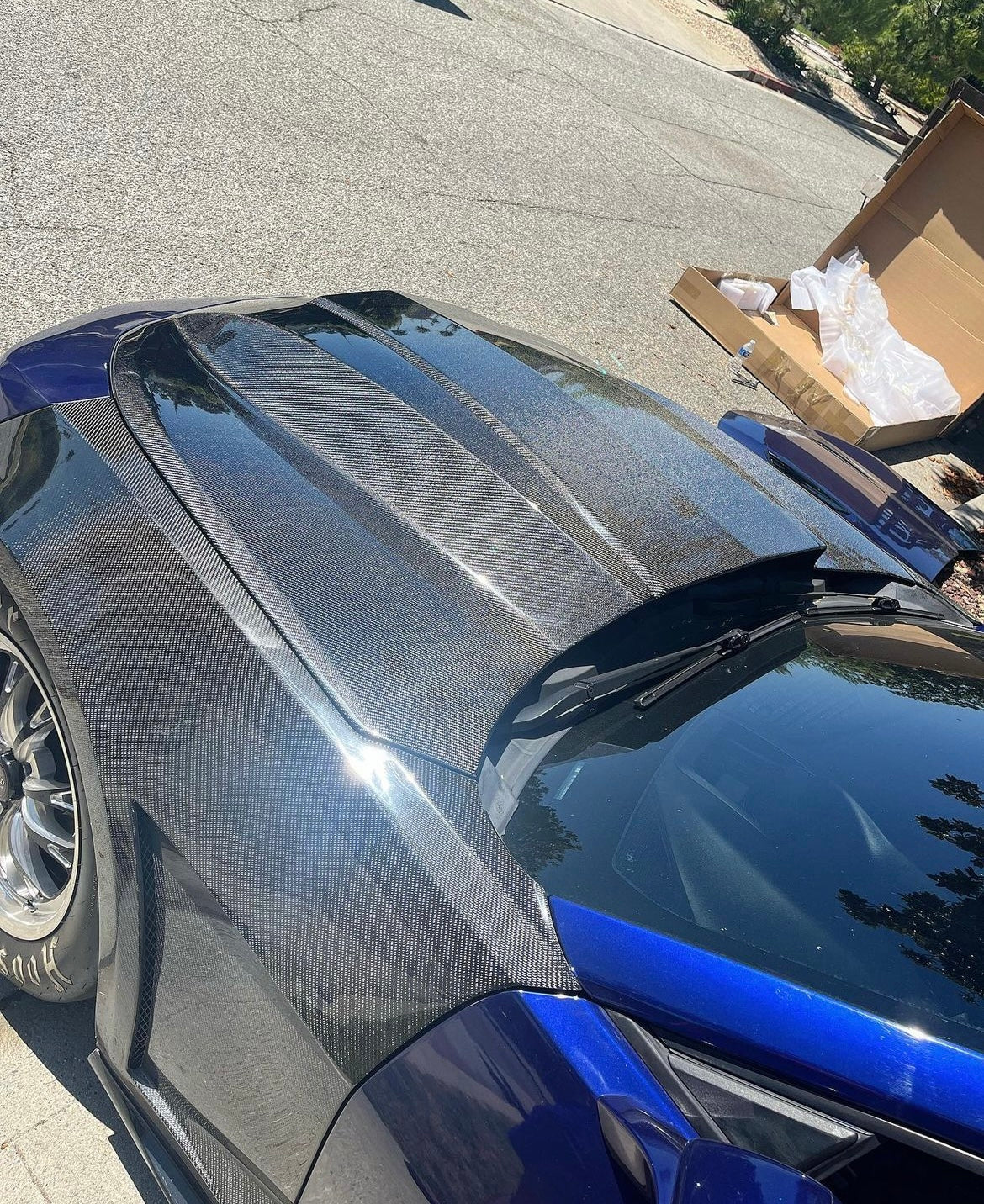 Anderson Composites 2016 - 2024 CAMARO TYPE-CP DOUBLE SIDED CARBON FIBER HOOD
