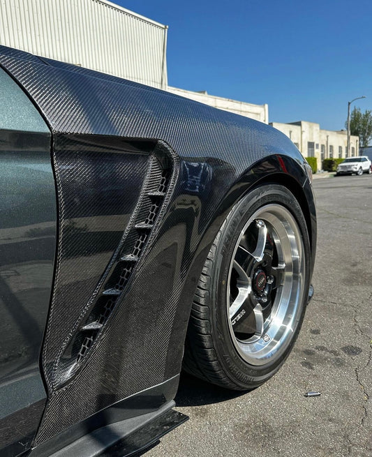 Anderson Composites 2015-2017 MUSTANG GT350 STYLE CARBON FIBER FRONT FENDERS (PAIR)