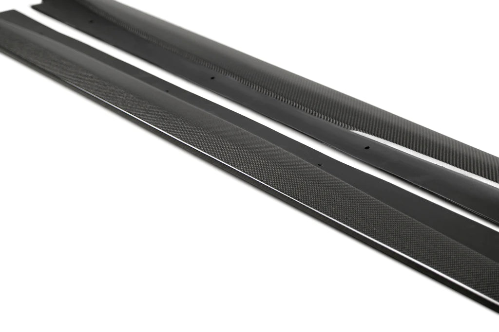 Anderson Composites 2020-2023 DODGE CHARGER HELLCAT WIDEBODY CARBON FIBER ROCKER PANEL SPLITTERS