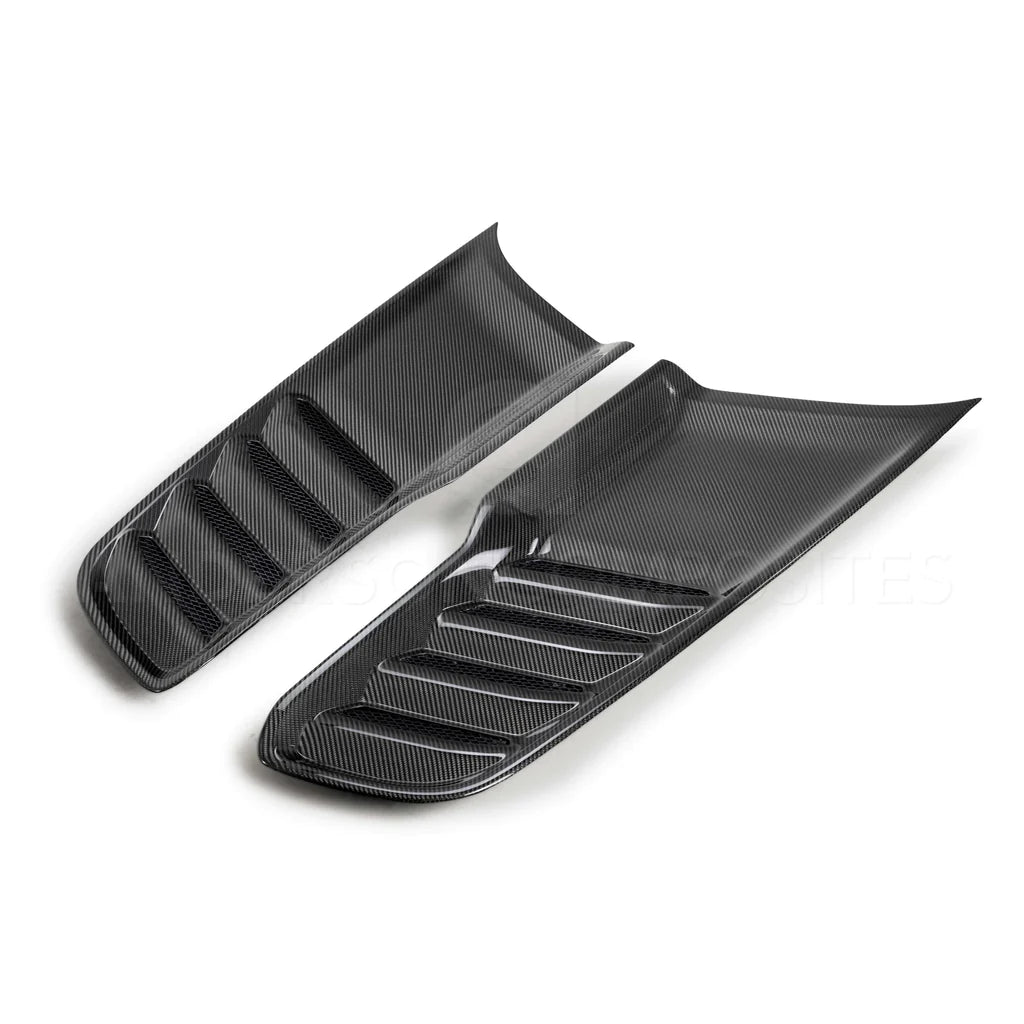 Anderson Composites 2021-2023 RAM TRX TYPE-OE CARBON FIBER HOOD VENTS (PAIR)