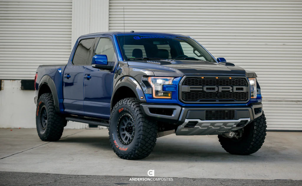 Anderson Composites 2017-2020 FORD RAPTOR TYPE-OE CARBON FIBER HOOD