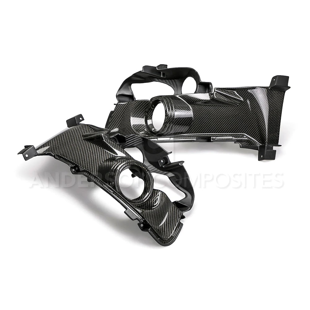 Anderson Composites 2015 - 2017 MUSTANG CARBON FIBER FOG LIGHT SURROUNDS