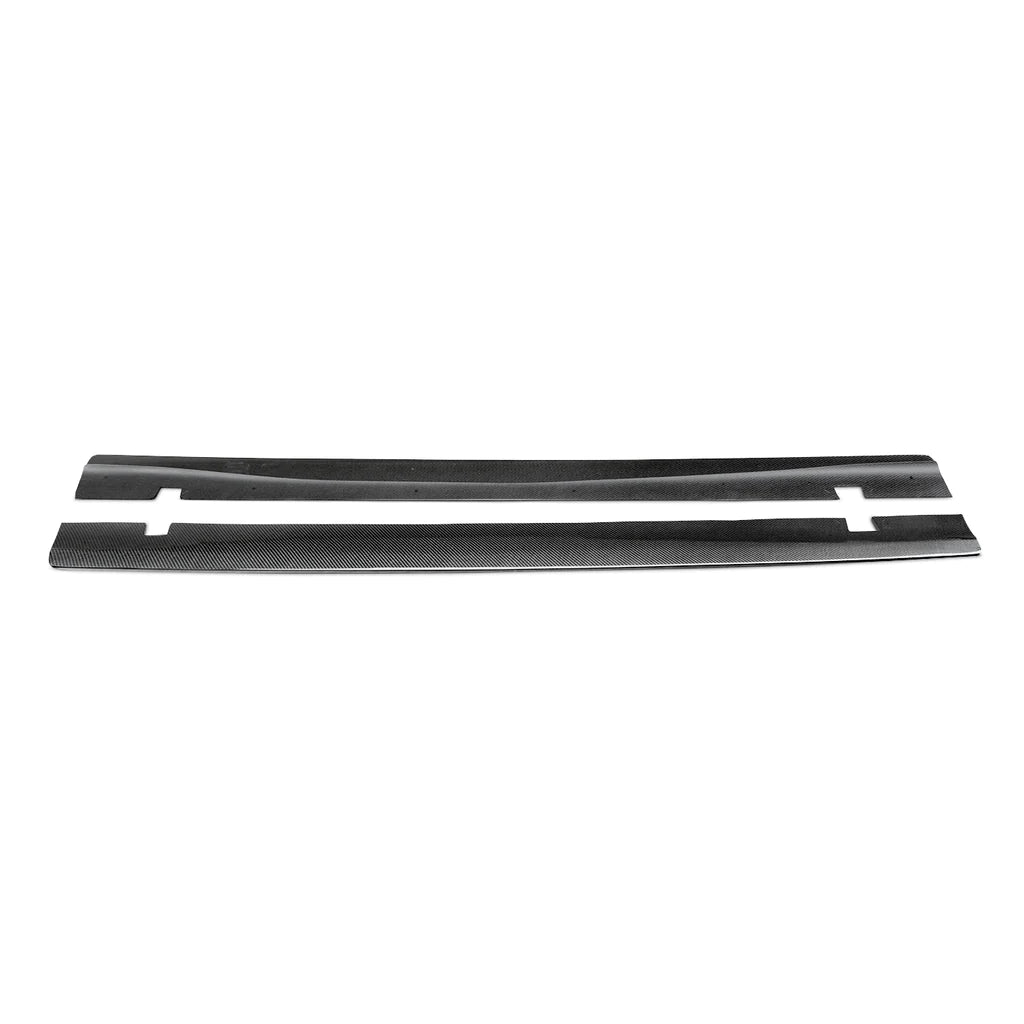 Anderson Composites 2020-2023 DODGE CHARGER HELLCAT WIDEBODY CARBON FIBER ROCKER PANEL SPLITTERS