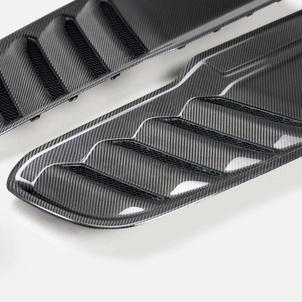 Anderson Composites 2021-2023 RAM TRX TYPE-OE CARBON FIBER HOOD VENTS (PAIR)
