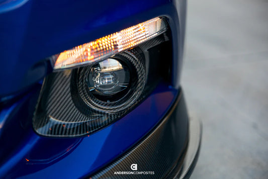 Anderson Composites 2015 - 2017 MUSTANG CARBON FIBER FOG LIGHT SURROUNDS