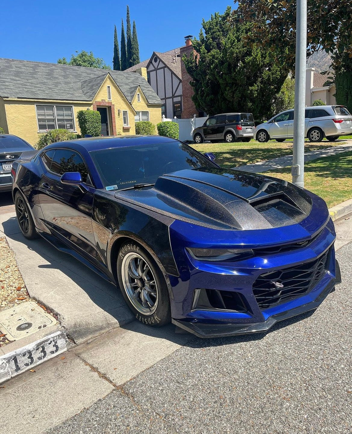 Anderson Composites 2016 - 2024 CAMARO TYPE-CP DOUBLE SIDED CARBON FIBER HOOD