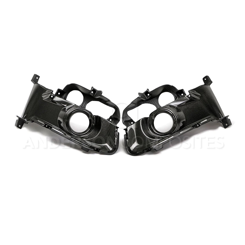 Anderson Composites 2015 - 2017 MUSTANG CARBON FIBER FOG LIGHT SURROUNDS