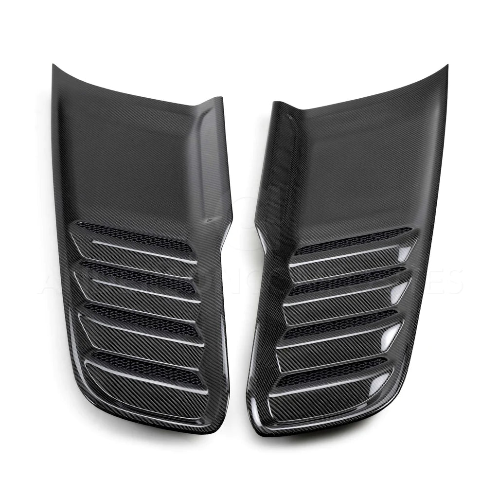 Anderson Composites 2021-2023 RAM TRX TYPE-OE CARBON FIBER HOOD VENTS (PAIR)