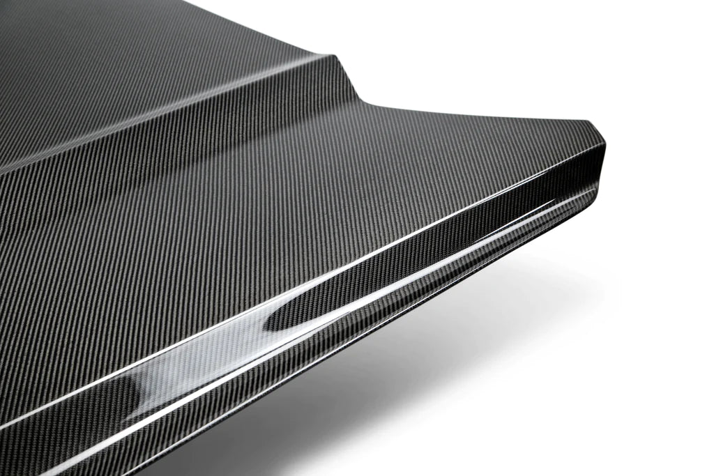 Anderson Composites 2015 - 2017 MUSTANG DOUBLE SIDED CARBON FIBER TYPE-OE HOOD