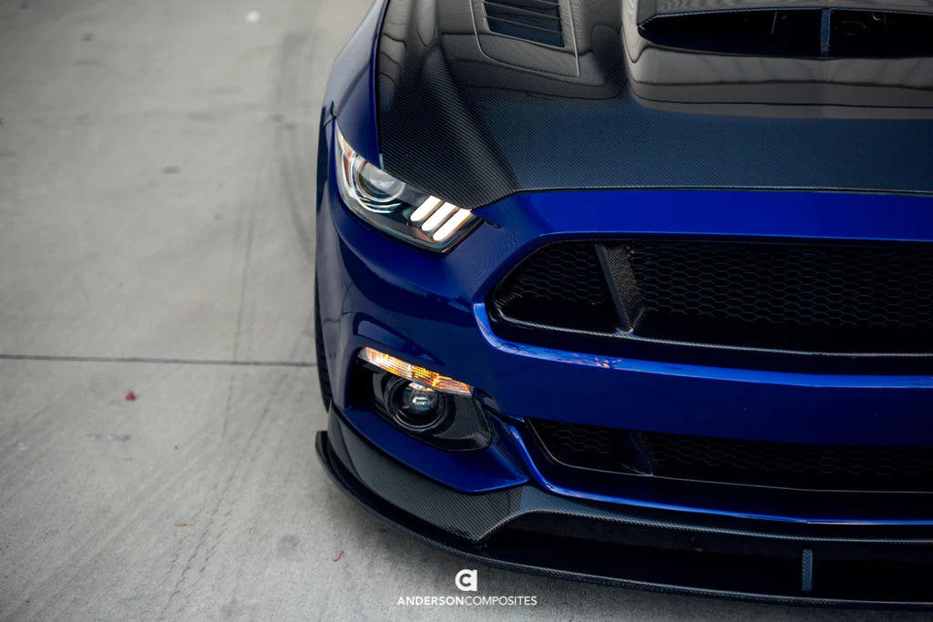 Anderson Composites 2015 - 2017 MUSTANG CARBON FIBER FOG LIGHT SURROUNDS
