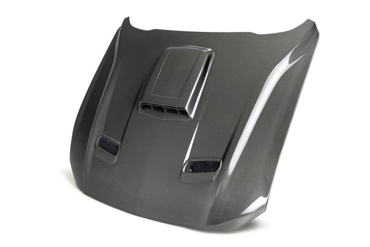 Anderson Composites  2021 - 2023 FORD MUSTANG MACH 1 DOUBLE SIDED TYPE-SK CARBON FIBER HOOD
