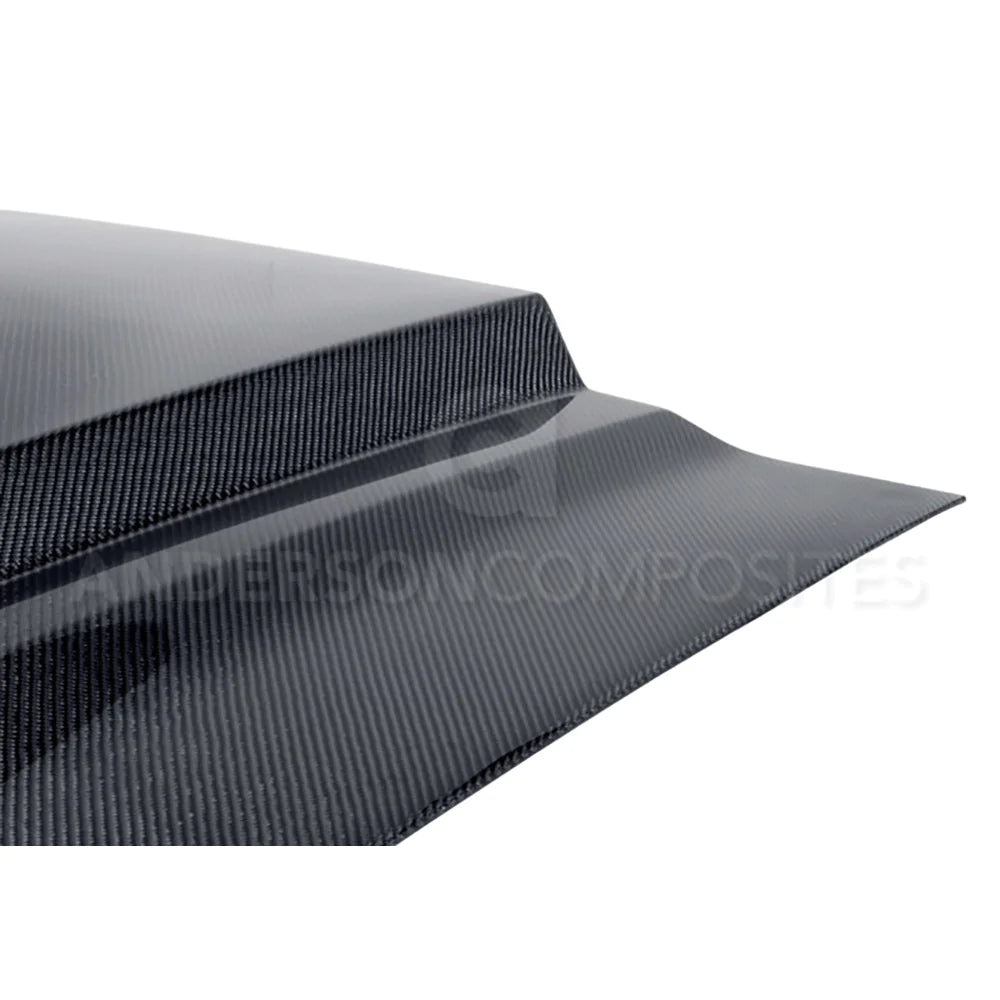 Anderson Composites 2010-2014 SHELBY GT500 & 2013-2014 MUSTANG CARBON FIBER RAM AIR COWL HOOD