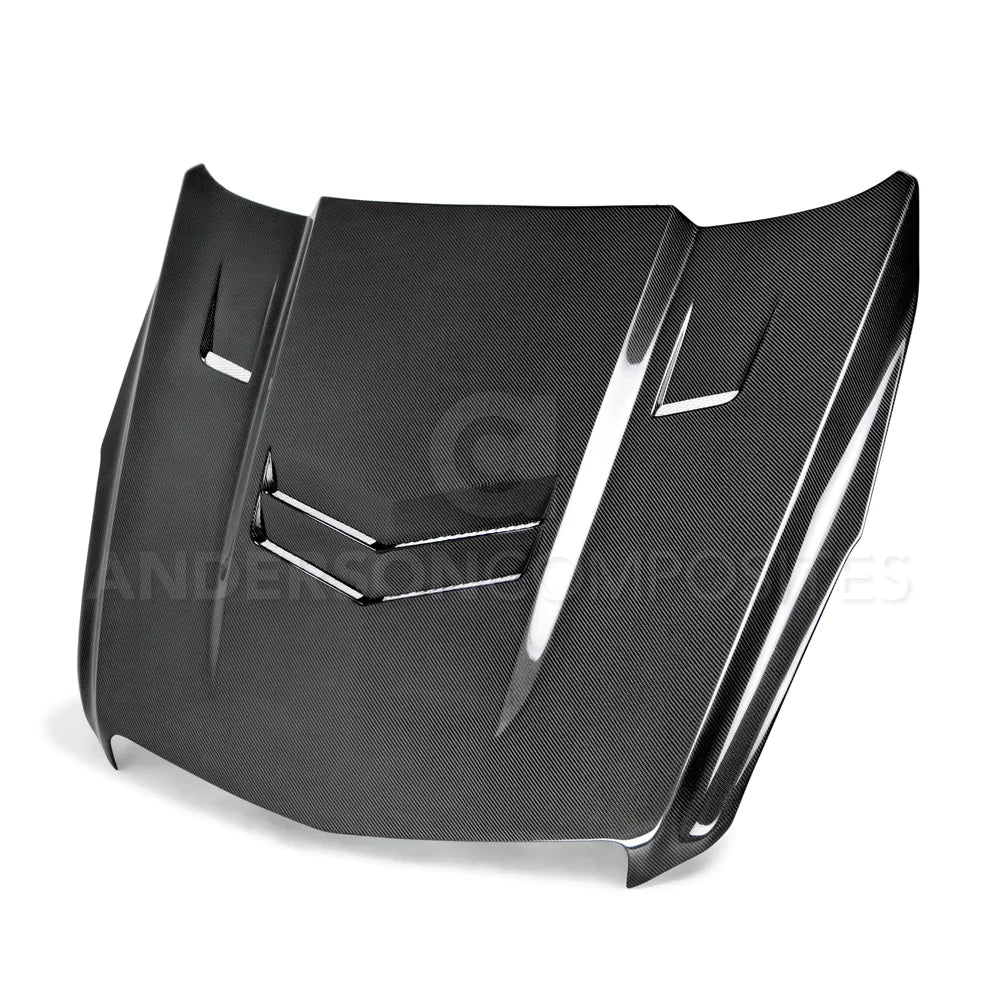 Anderson Composites 2013-2015 CADILLAC ATS TYPE-VT CARBON FIBER HOOD