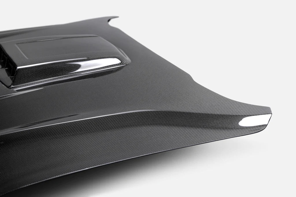 Anderson Composites  2021 - 2023 FORD MUSTANG MACH 1 DOUBLE SIDED TYPE-SK CARBON FIBER HOOD