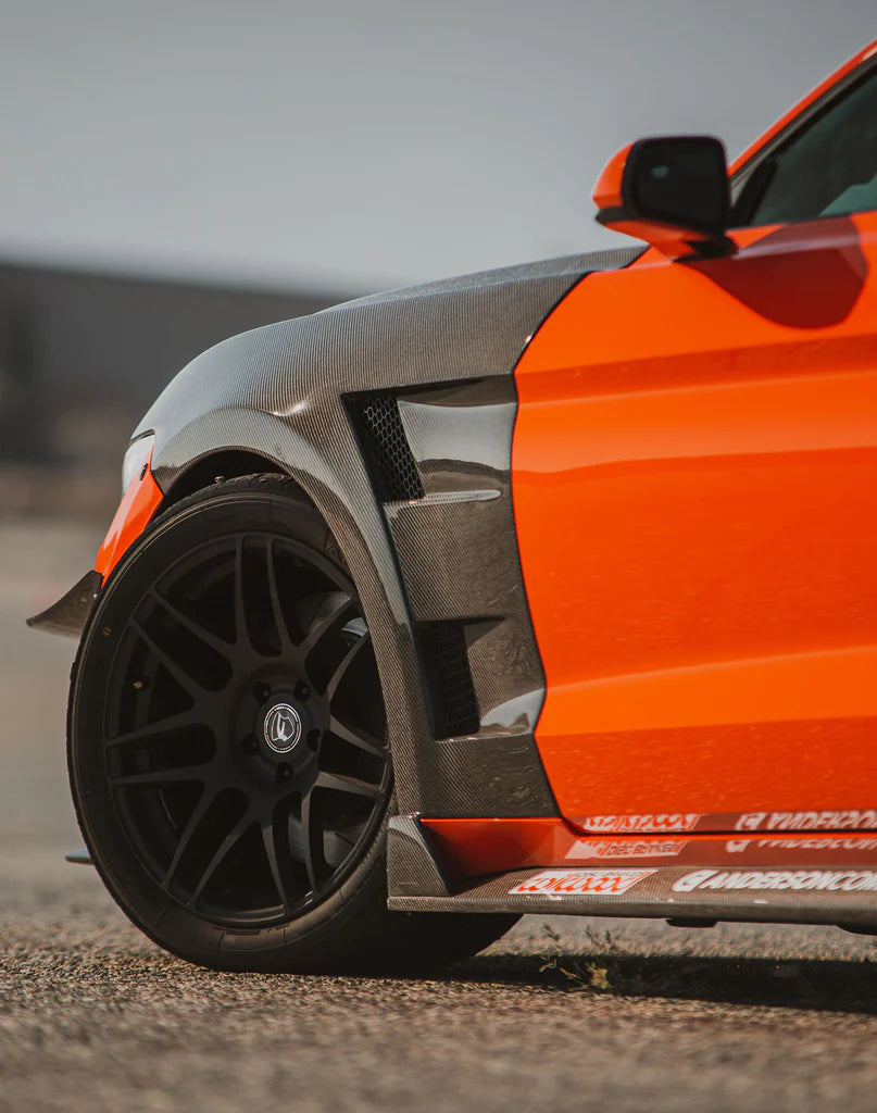 Anderson Composites 2015 - 2017 MUSTANG CARBON FIBER TYPE-AT FRONT FENDERS (PAIR)