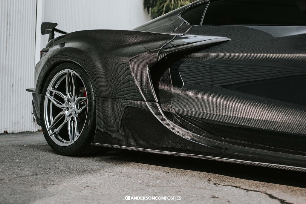 Anderson Composites 2020-2022 CHEVROLET CORVETTE C8 CARBON FIBER WIDE-TRACK PACKAGE