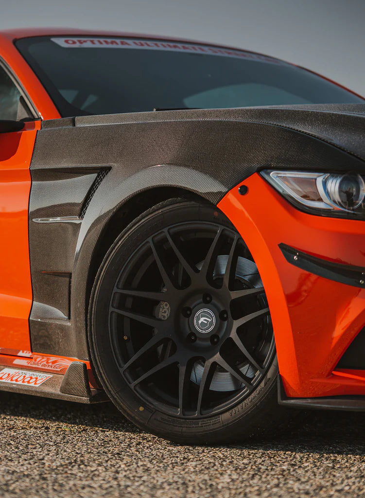 Anderson Composites 2015 - 2017 MUSTANG CARBON FIBER TYPE-AT FRONT FENDERS (PAIR)