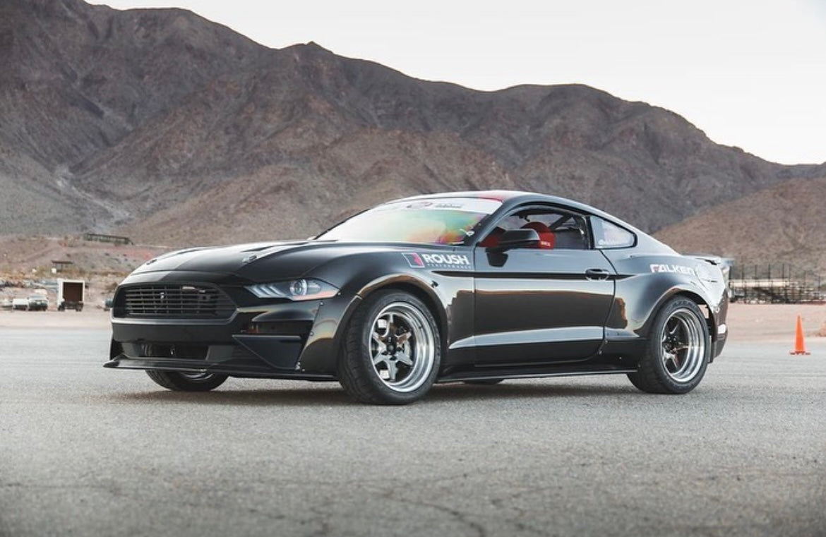 Anderson Composites 2018 - 2023 MUSTANG CARBON FIBER TYPE-JTP FRONT & REAR FENDER FLARE KIT (10 PCS)