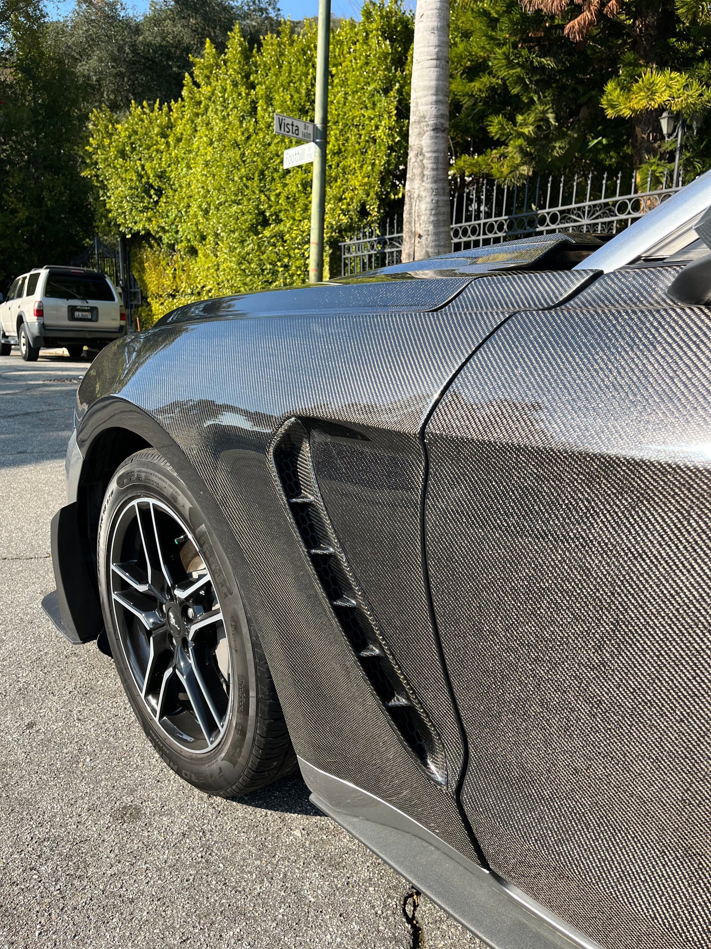 Anderson Composites 2018-2023 FORD MUSTANG GT350 STYLE CARBON FIBER FENDERS (PAIR)