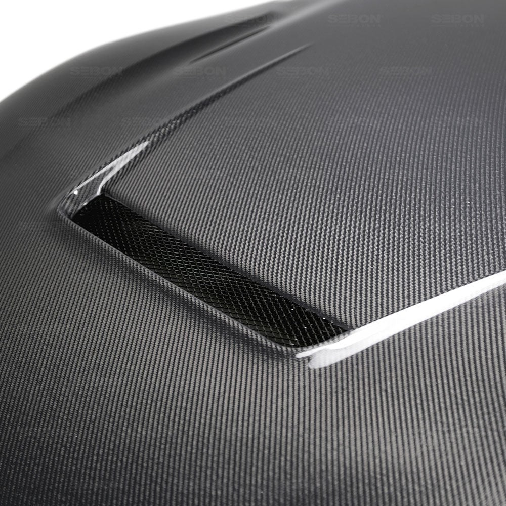 SEIBON CARBON 2020-2023 TOYOTA GR SUPRA VS-STYLE DOUBLE-SIDED CARBON FIBER HOOD