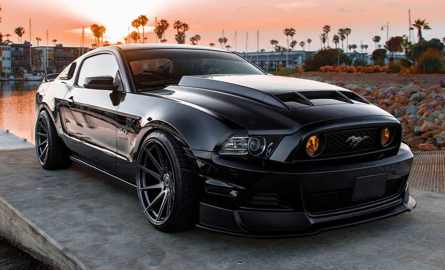 Anderson Composites 2010-2014 SHELBY GT500 & 2013-2014 MUSTANG CARBON FIBER RAM AIR COWL HOOD