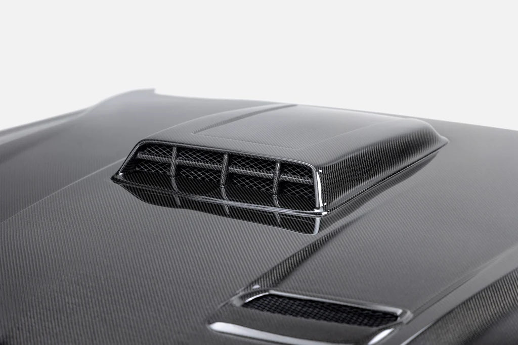 Anderson Composites  2021 - 2023 FORD MUSTANG MACH 1 DOUBLE SIDED TYPE-SK CARBON FIBER HOOD