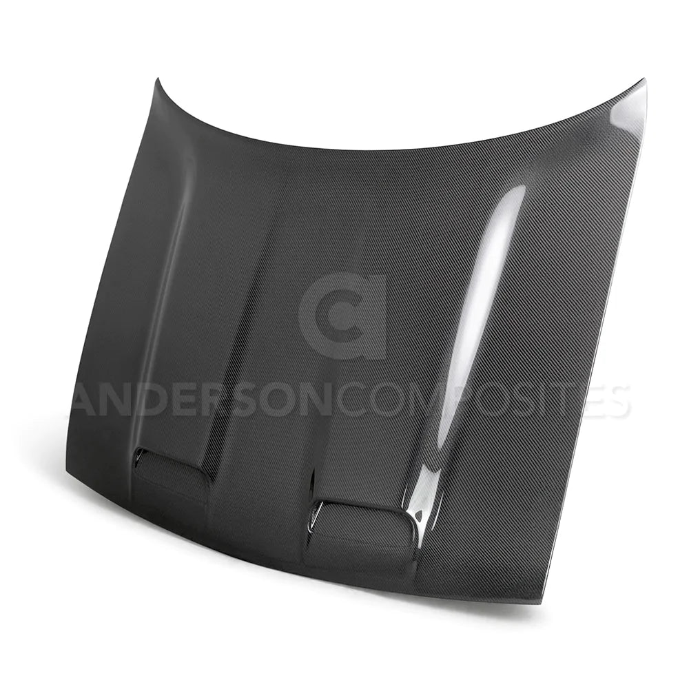 Anderson Composites 2019-2023 DODGE CHALLENGER HELLCAT REDEYE TYPE-RE CARBON FIBER HOOD